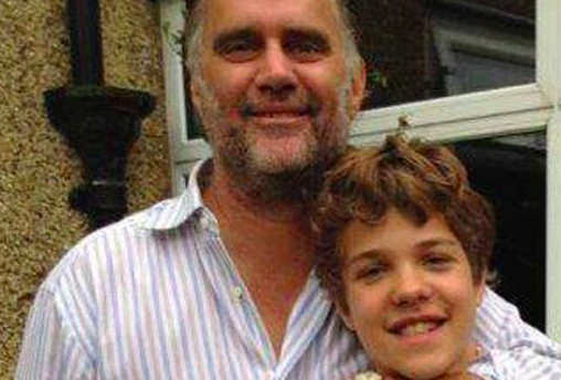 Breck and his father, Barry Bednar (source: express.co.uk)