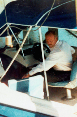 Chandler on his boat (source: Tampa Bay Times)