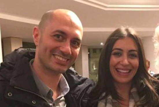 Ouissem Medouni and Sabrina Kouider (source: Le Parisien)