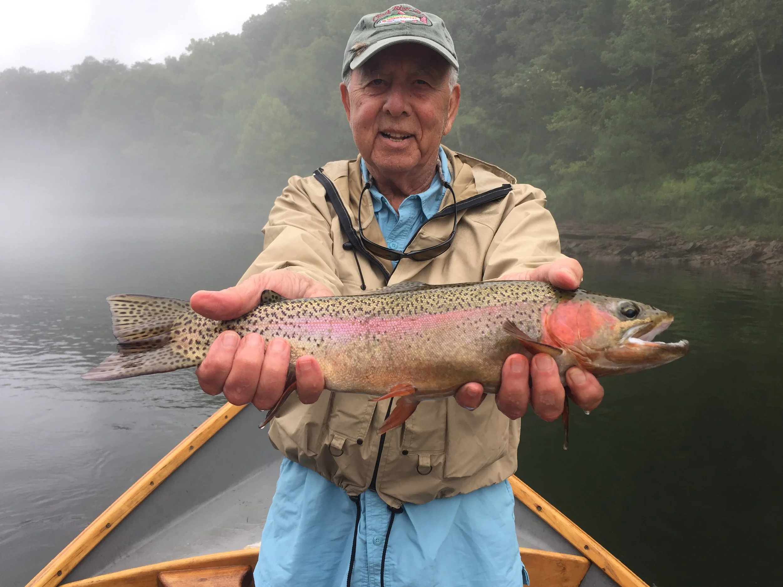  Alan Goldberg with a heavyweight rainbow 