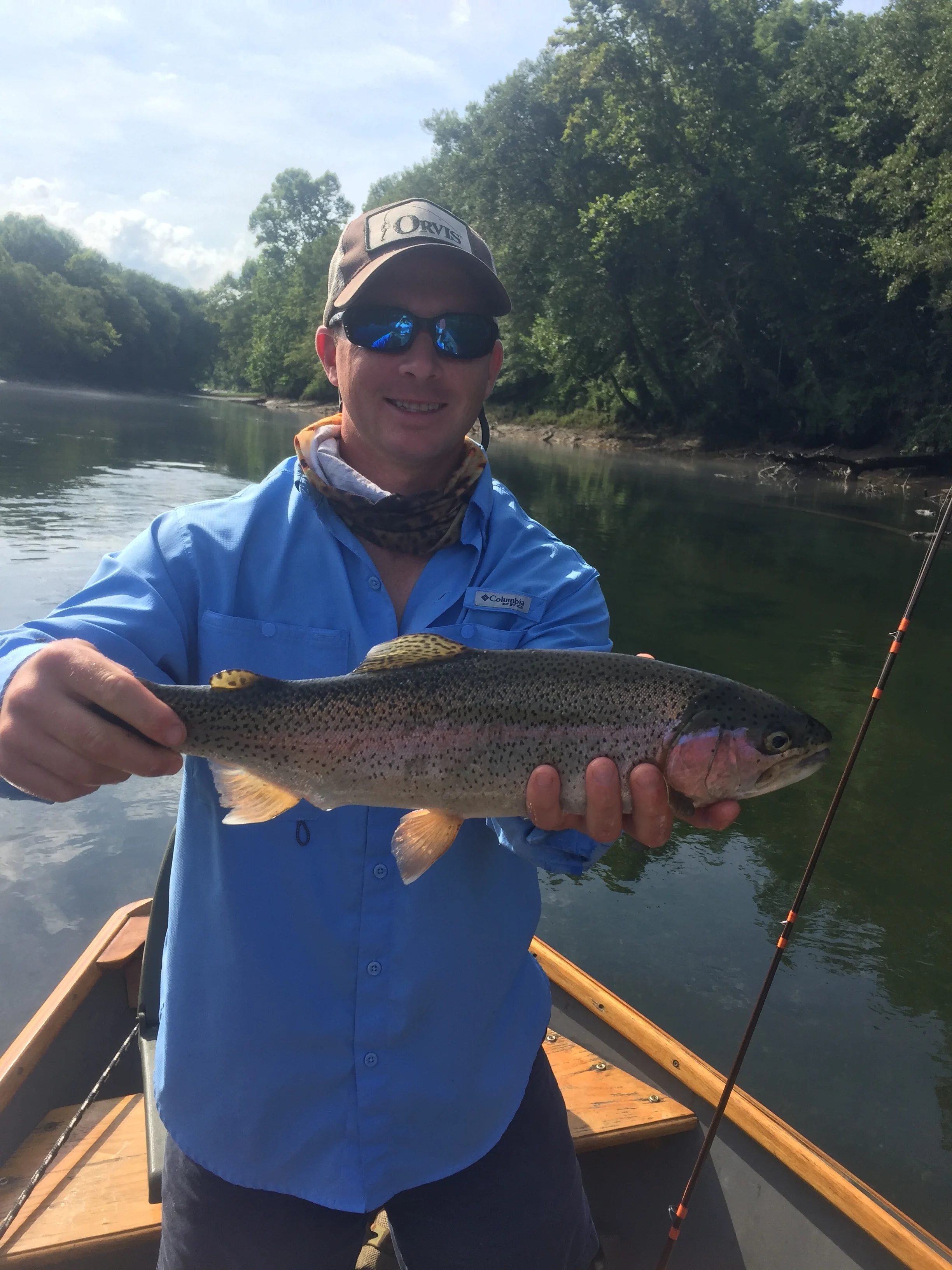  Andy Howard with a fine slot rainbow 