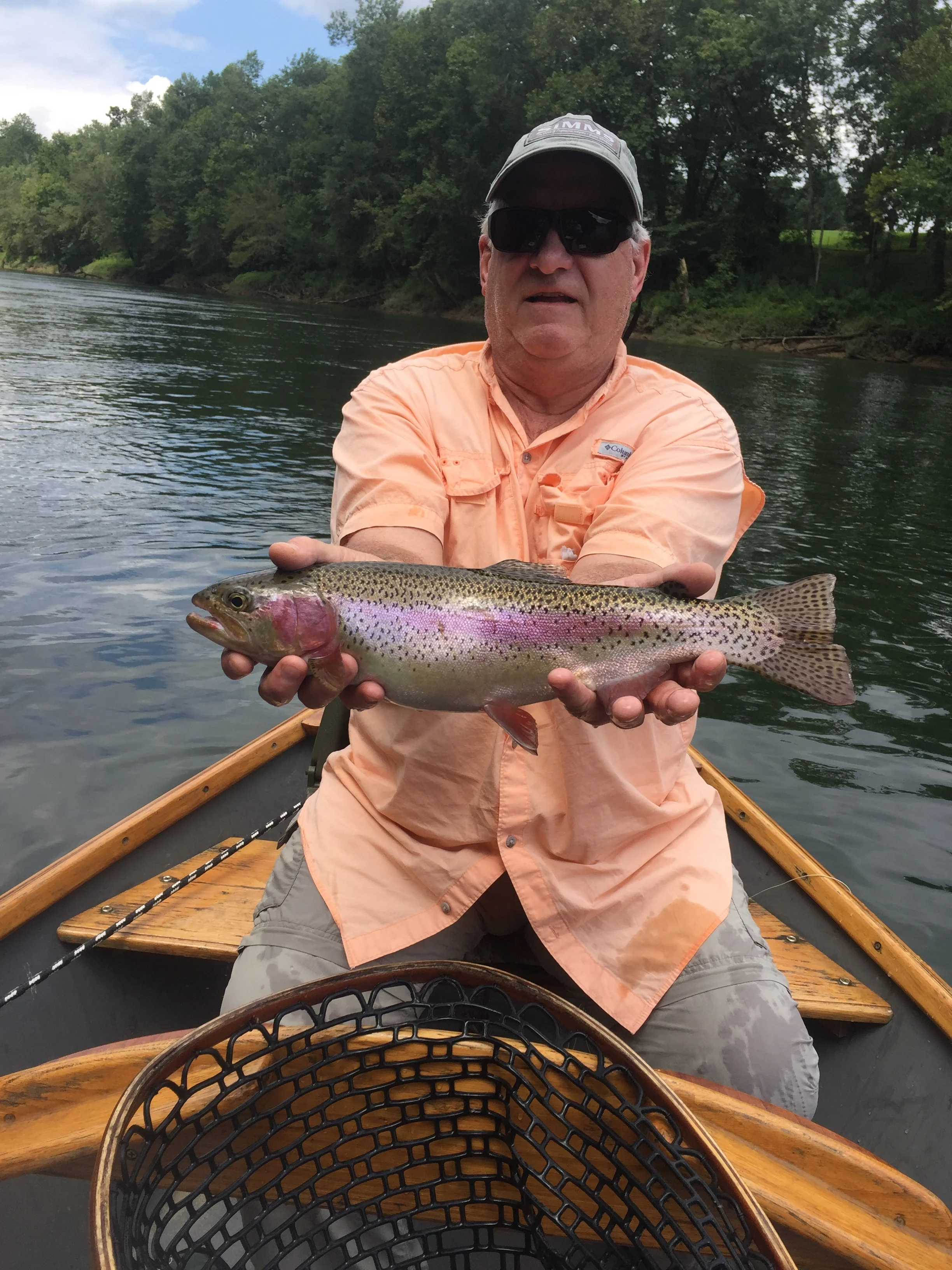   Frank Brown with another beautiful Cumberland bow  
