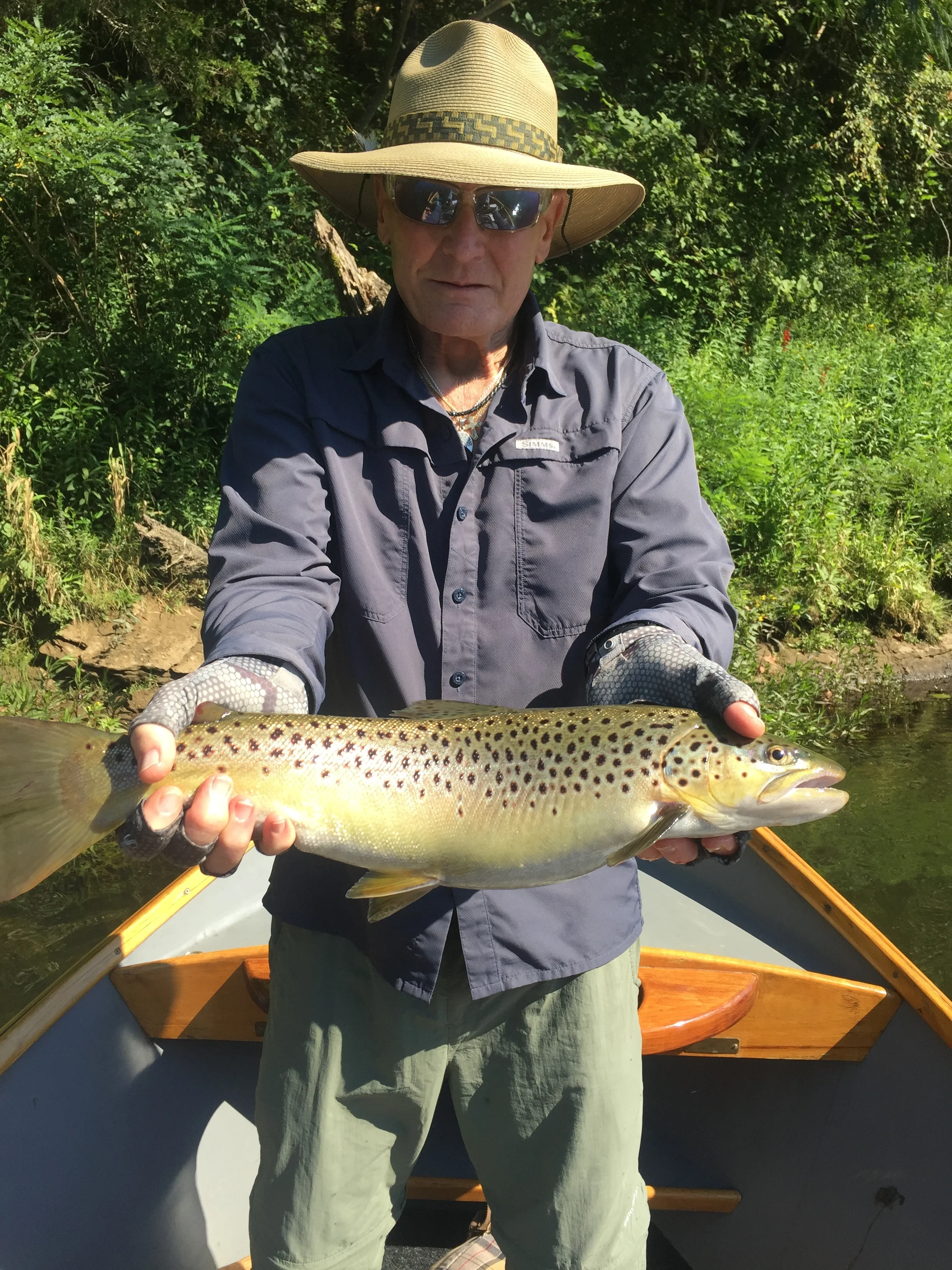   Mike Swank with a topwater brute  
