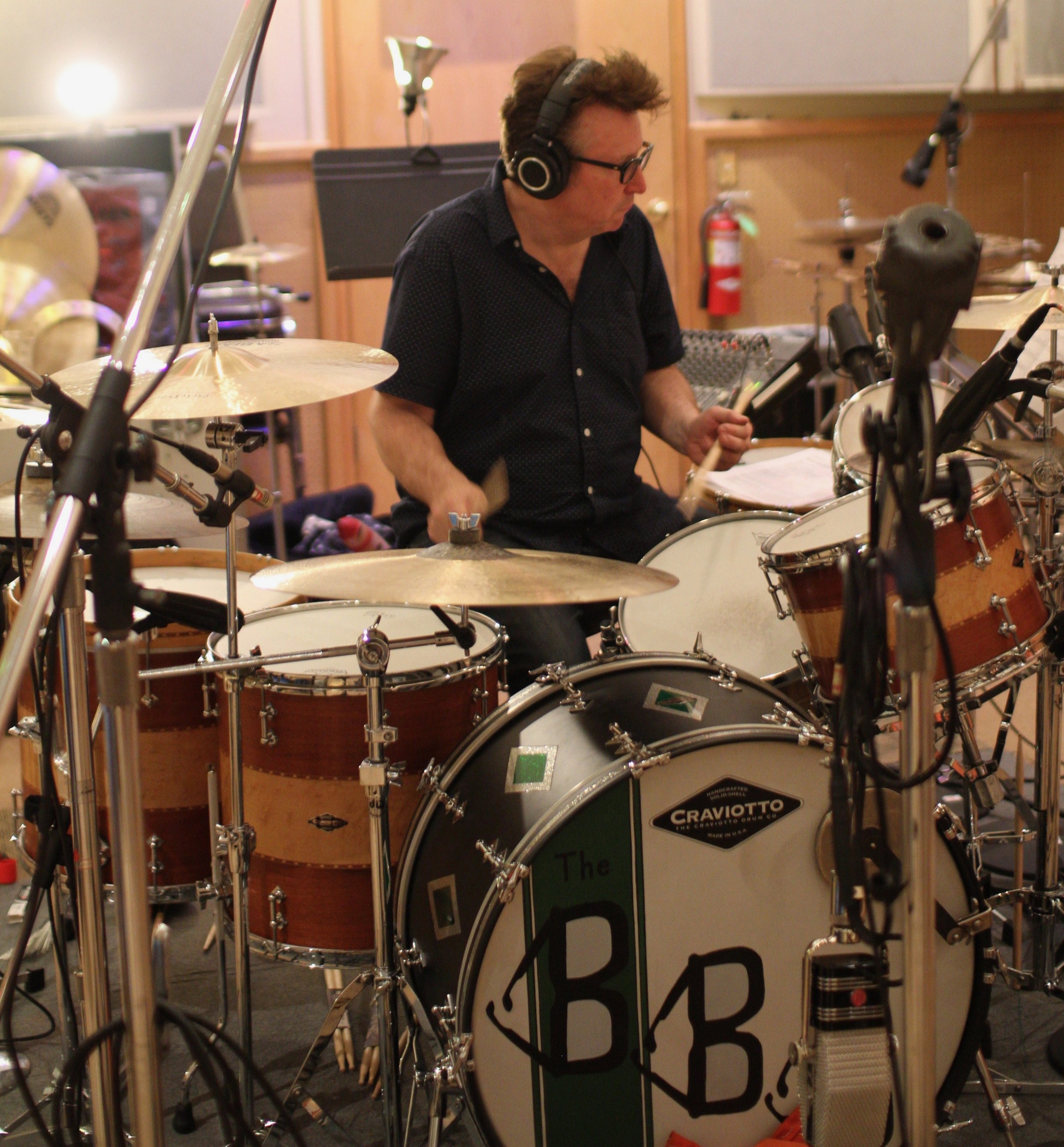 Bernie at drums - Sunset.jpg