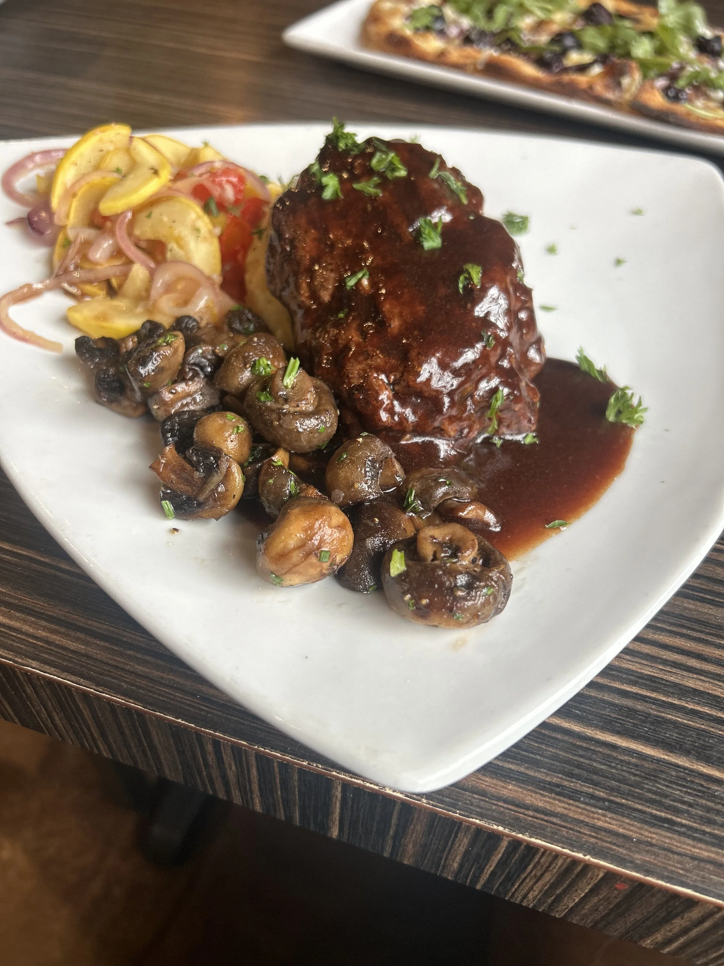 wild mushroom hamburg steak