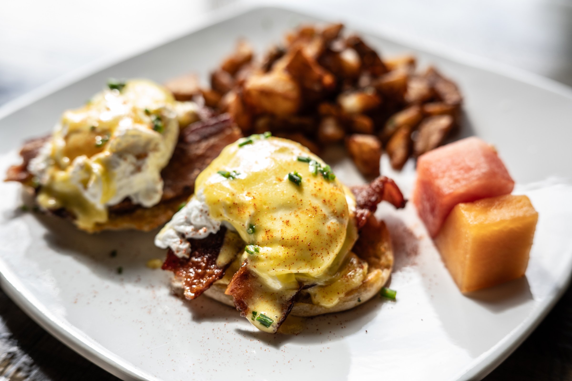 Bacon Avocado Benedict