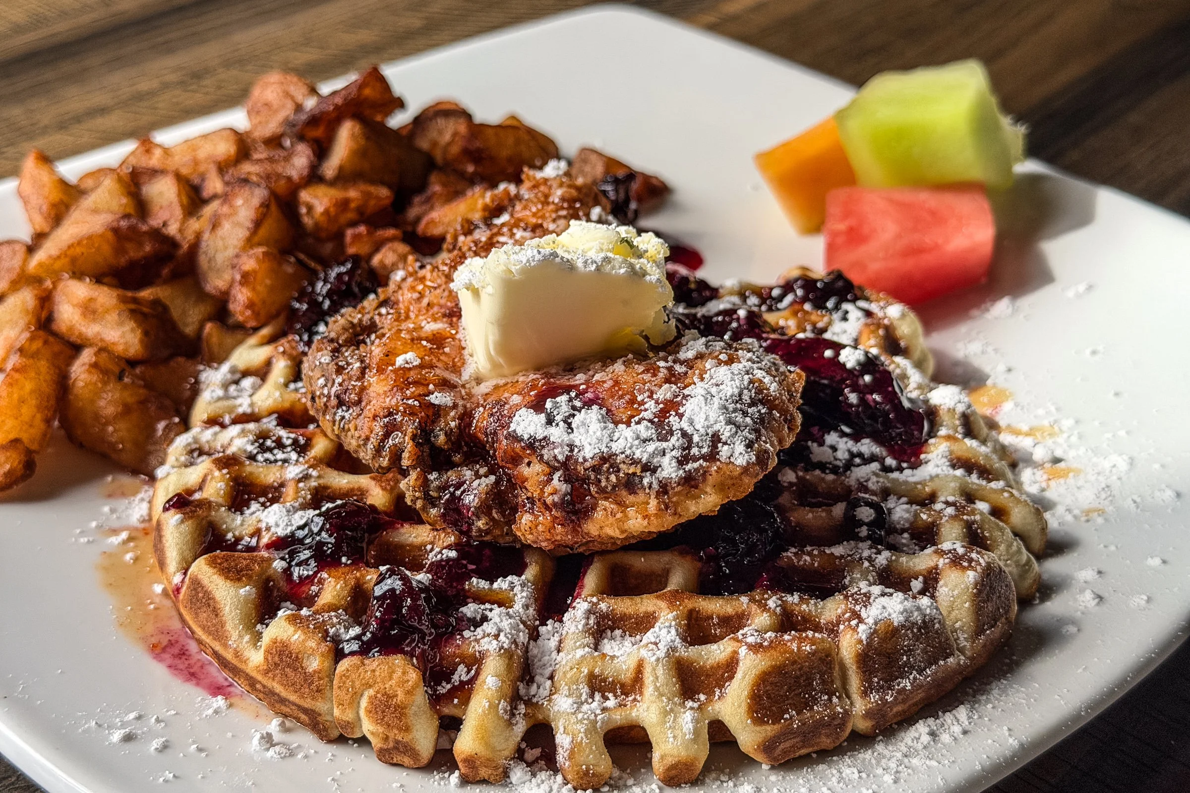 Chicken and Waffles