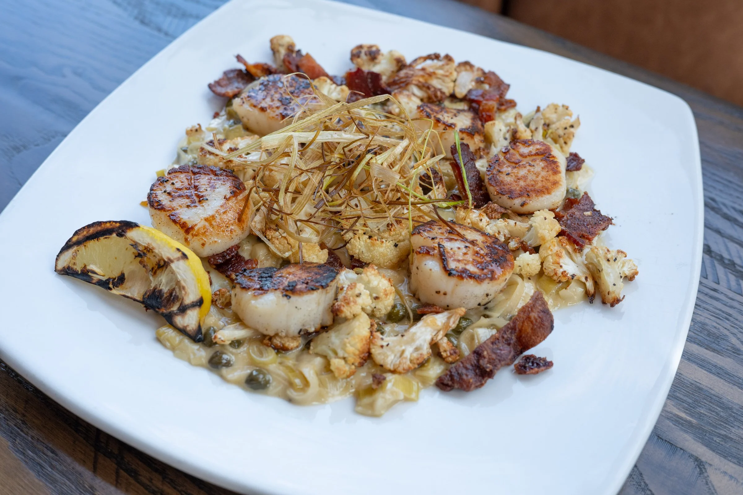 LEMON CAPER SCALLOPS