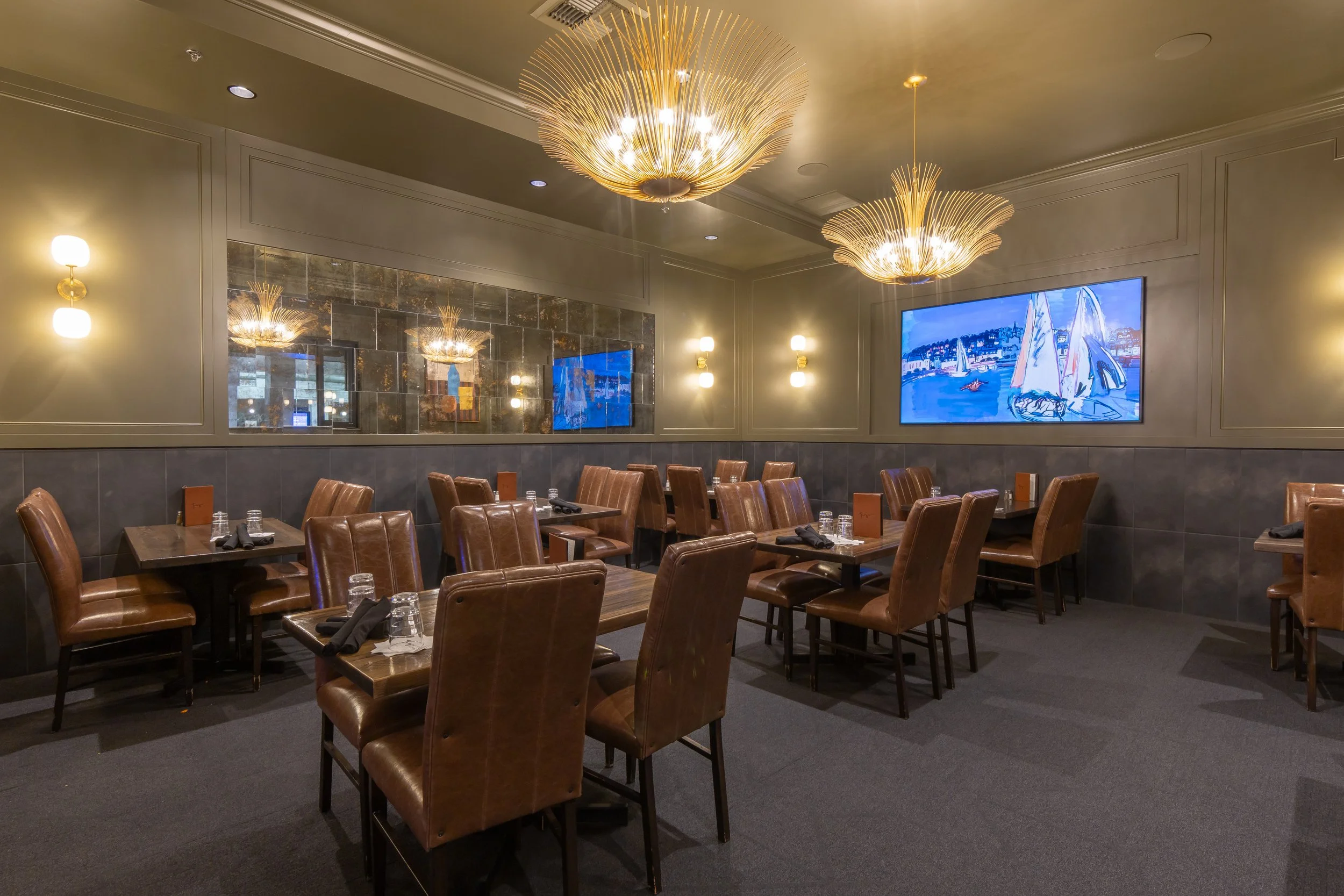 Private Dining Area with A/V Capabilities.