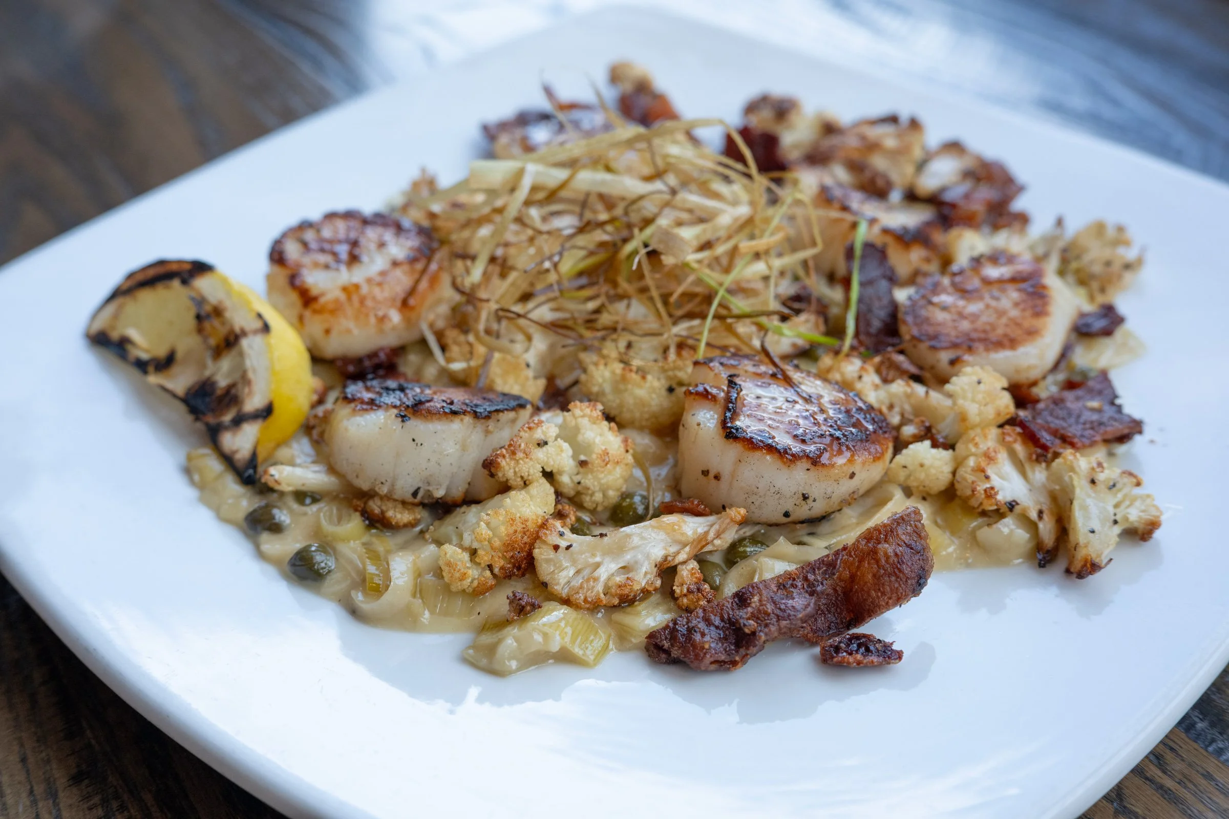 Lemon Caper Scallops