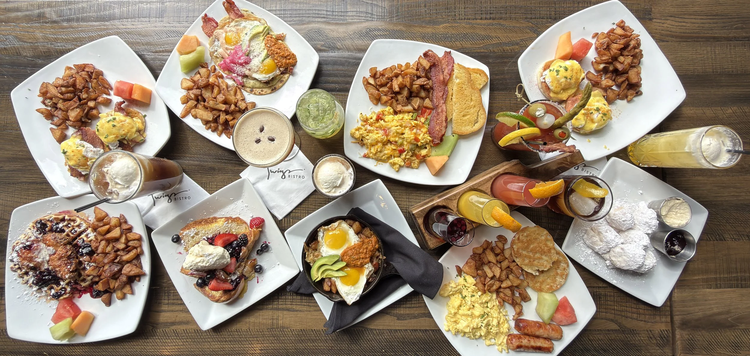 Weekend Brunch spread
