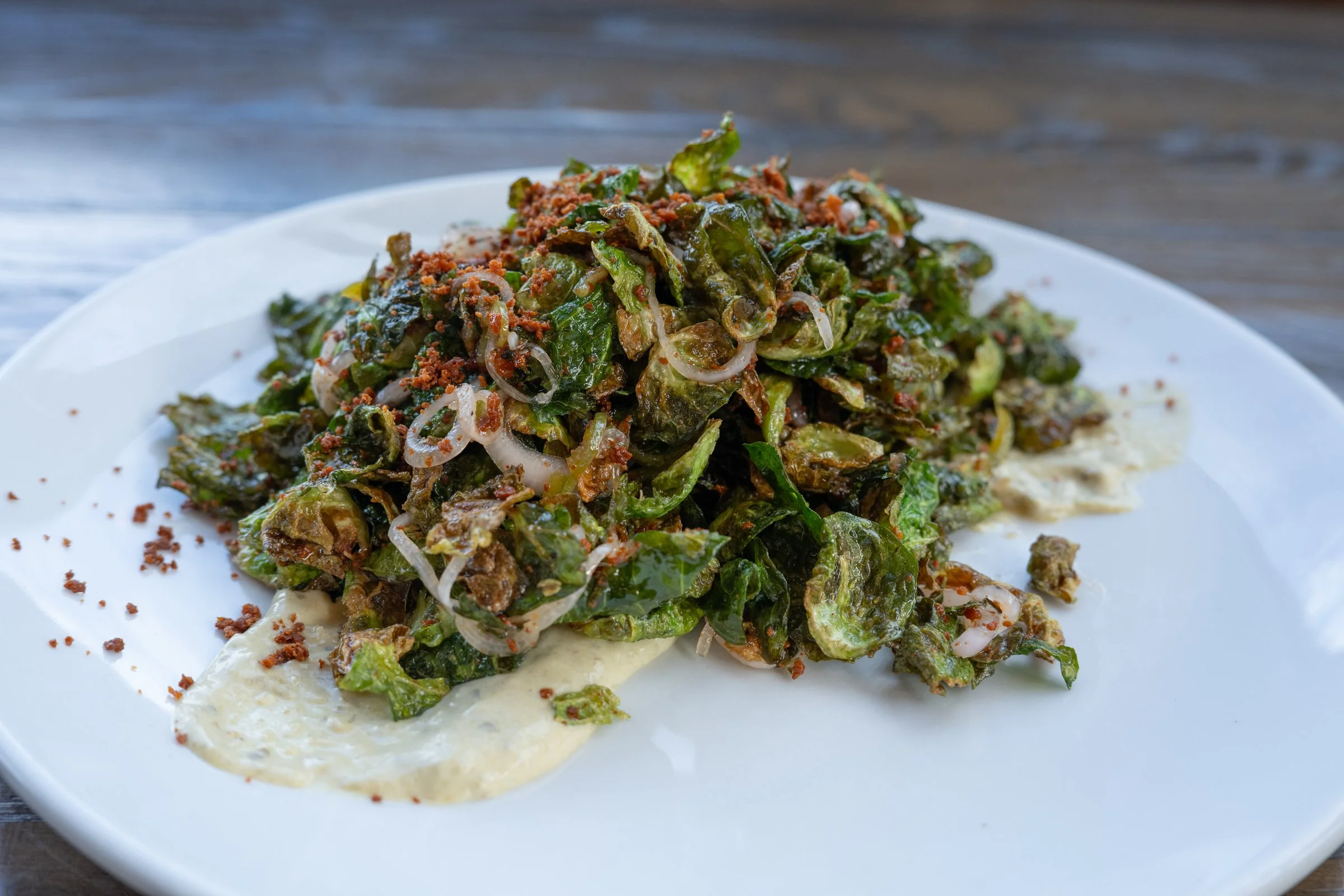 Crispy Honey Brussels