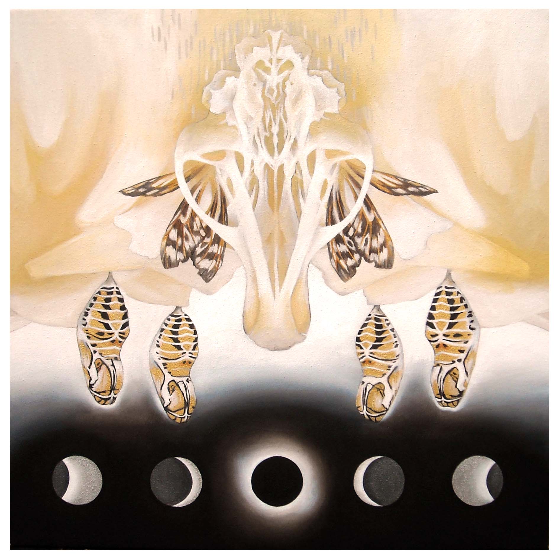 Eclipse, 24" x 24", Acrylic on Canvas
