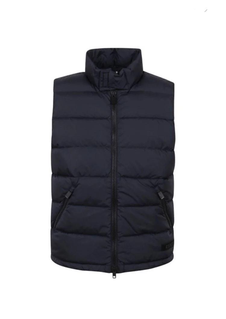 Aspesi- gilet slim Re blu navy