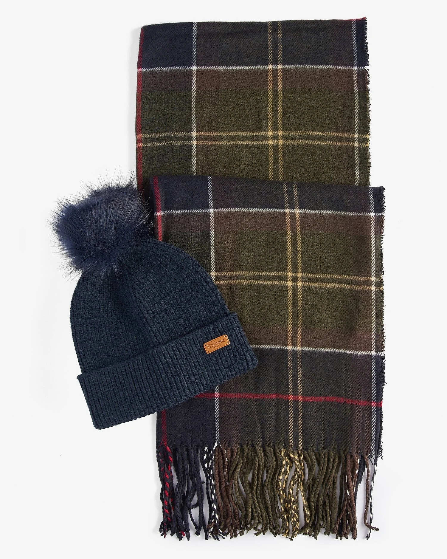 BARBOUR SET REGALO CLASSIC TARTAN