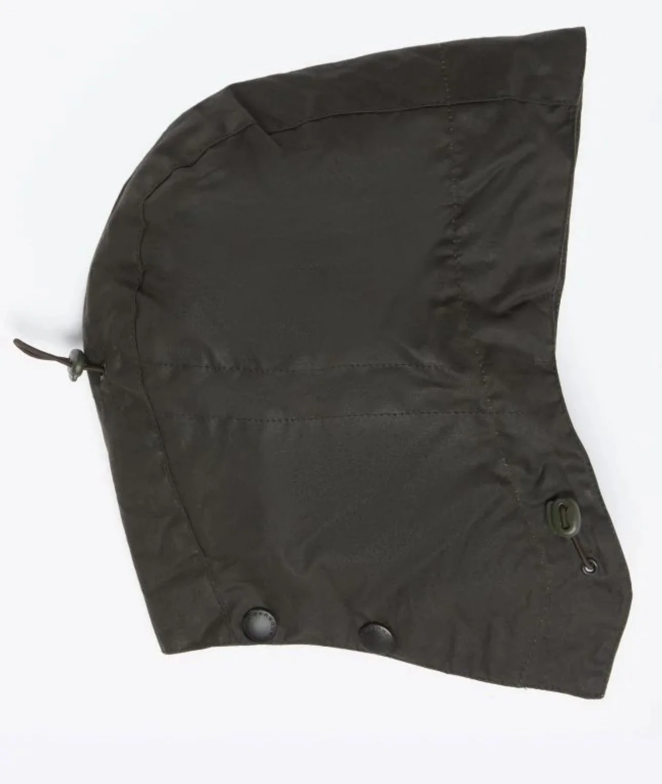 BARBOUR - Cappuccio in cotone cerato