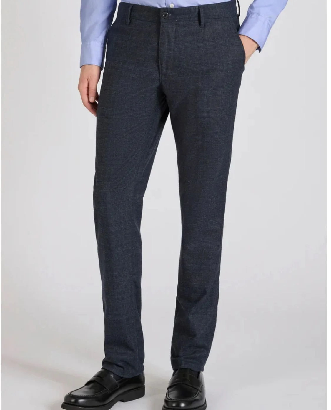 INCOTEX PANTALONE SLIM FIT IN LANA