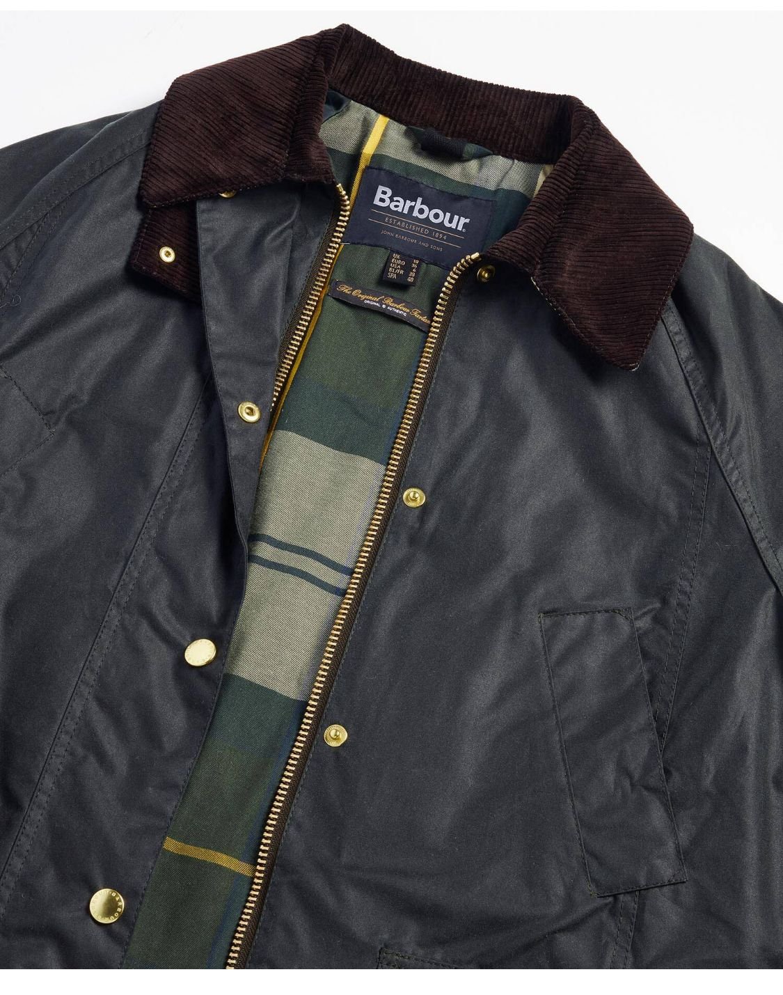 BARBOUR GIACCA CERATA LUNGA BEADNELL