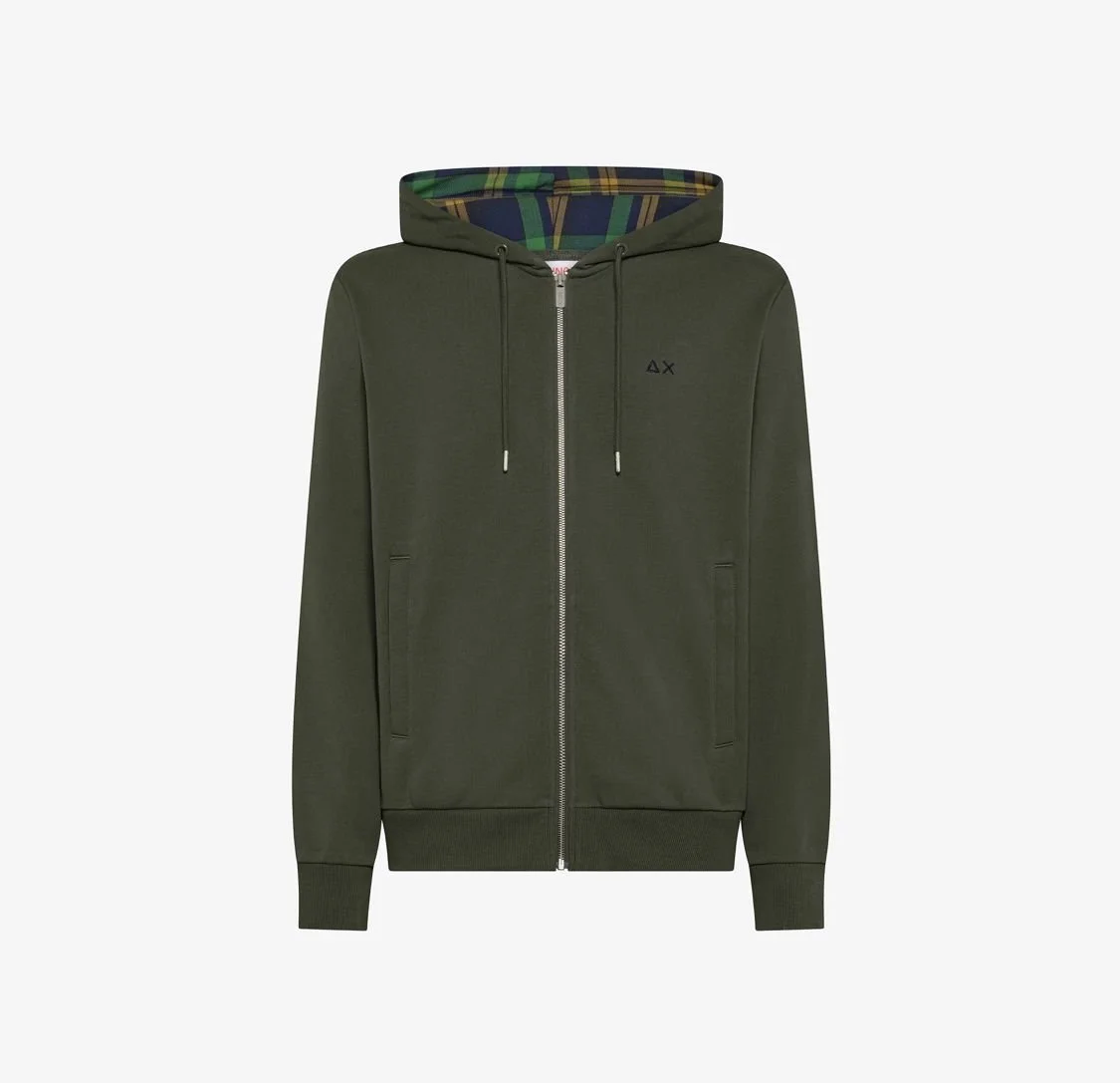 SUN68 FELPA CON CAPPUCCIO