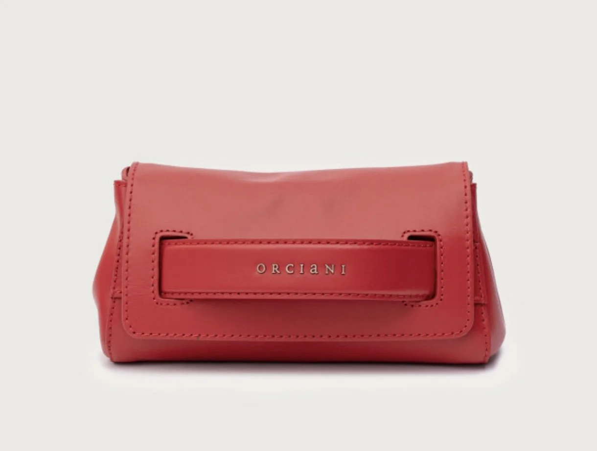 ORCIANI - Clutch Gossip Vanity in pelle