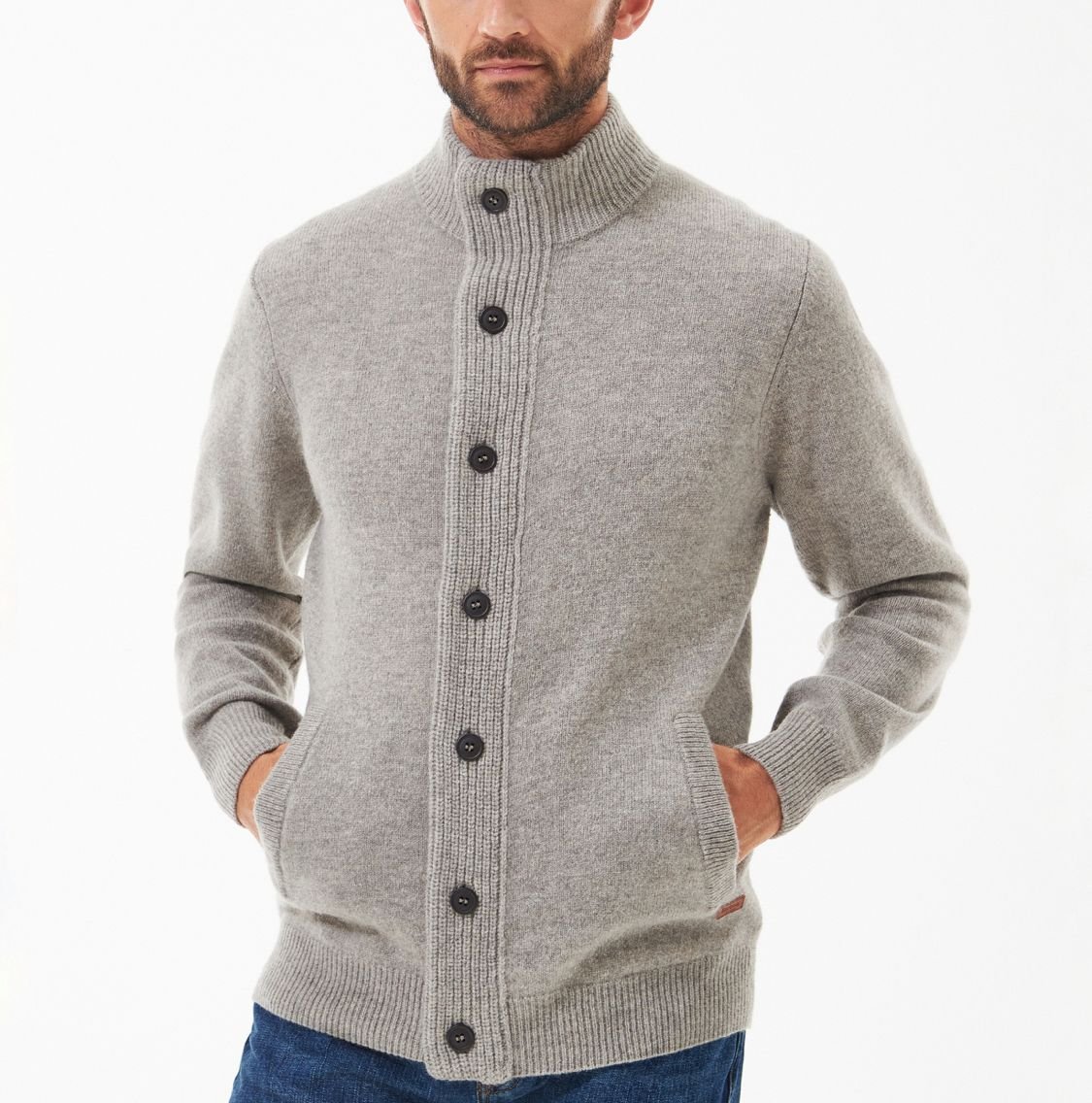 BARBOUR MAGLIONE CON ZIP PATCH