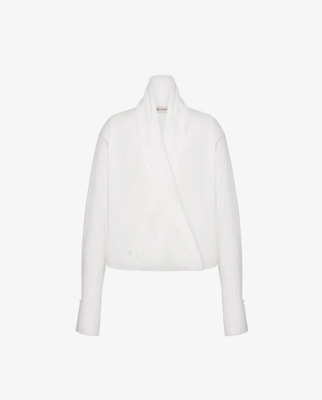 ALBERTA FERRETTI CAMICIA CROPPED