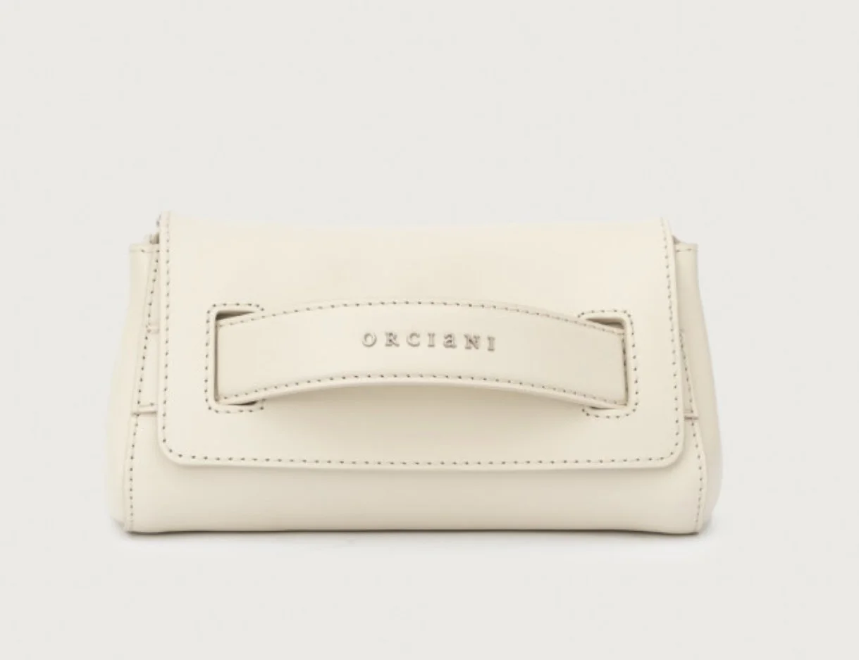 ORCIANI - Clutch Gossip Vanity in pelle
