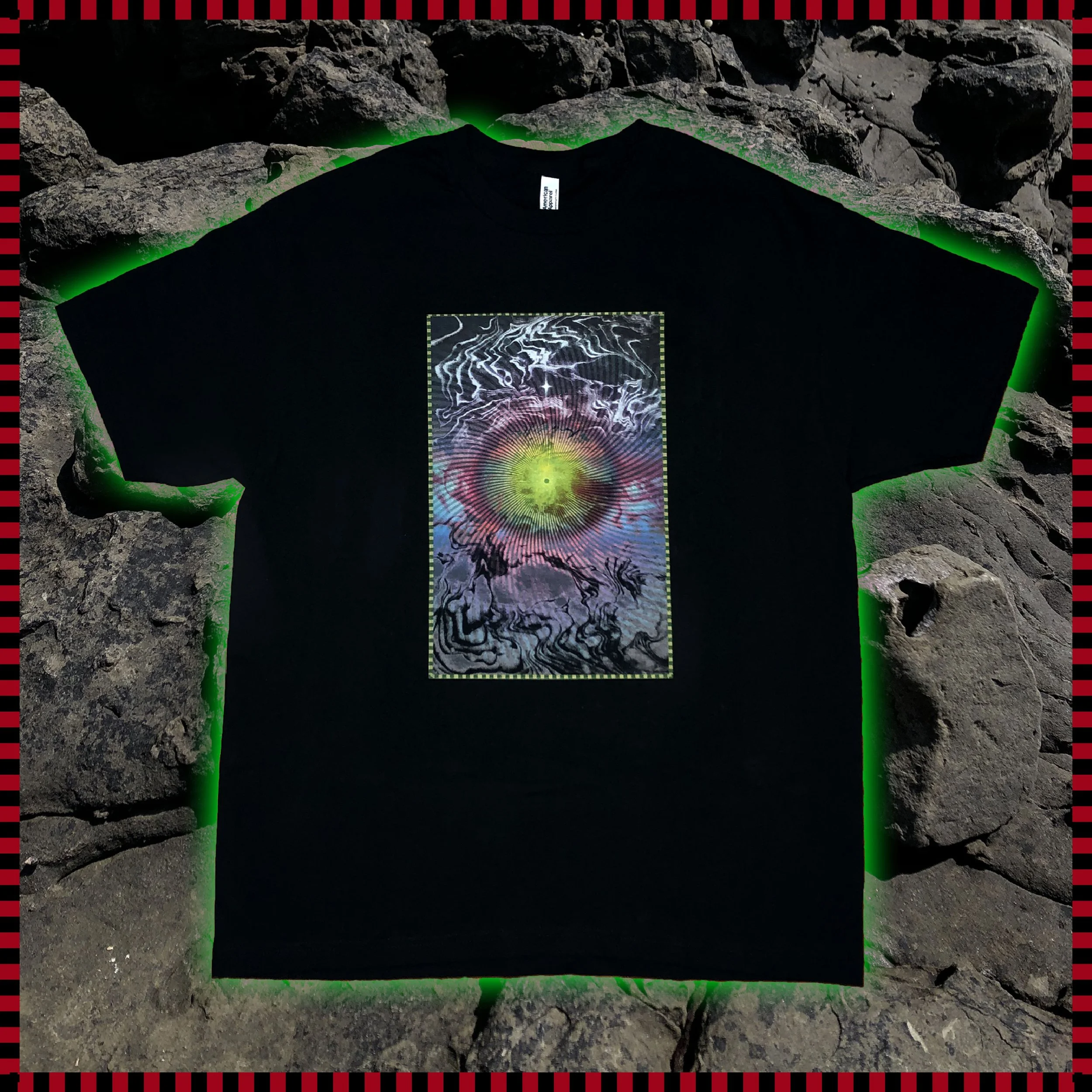 Bliss Whirling Void T-Shirt (with border)