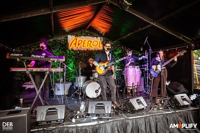 Still coming down from the high off playing @harvestrockfest last weekend with the wonderful band. 

Thanks so much @aperolspritzau for making a delicious little vibe station and the amazing peeps that got down and dirty with us in the rain!! ❤️❤️

M