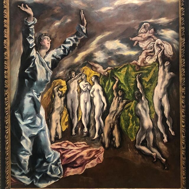 El #Greco reloaded 🖼 ♻️ #original
Something like &quot;L'Ouverture du cinqui&egrave;me sceau, dit aussi La vision de Saint-Jean&quot;
Merci &agrave; @ina.fr pour le shooting 📸
.
.
.
.
.
#portrait #photography #portraitphotography #photo #paris #fra