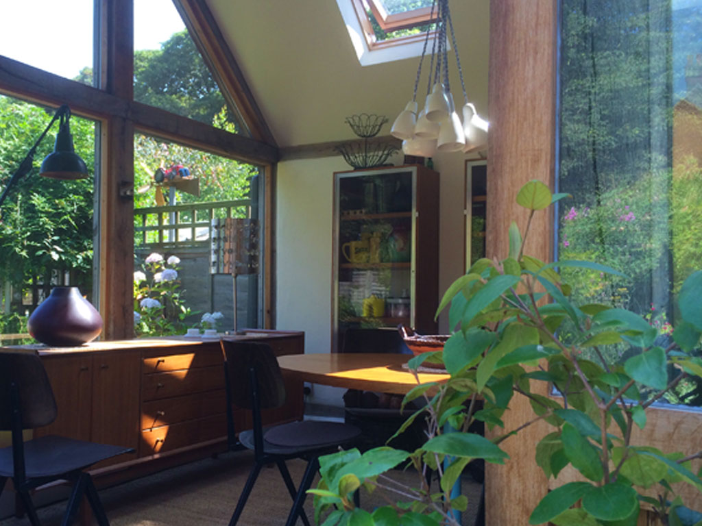 our breakfast room has lovely views over the garden