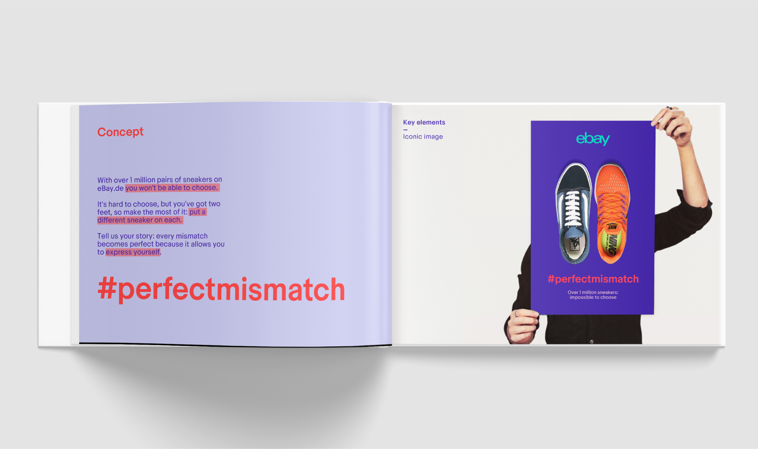  On eBay there’s so much selection you won’t be able to choose to one pair to wear – so wear two. Think outside the box and express your real self. Because deep down we’re all a #perfectmismatch 
