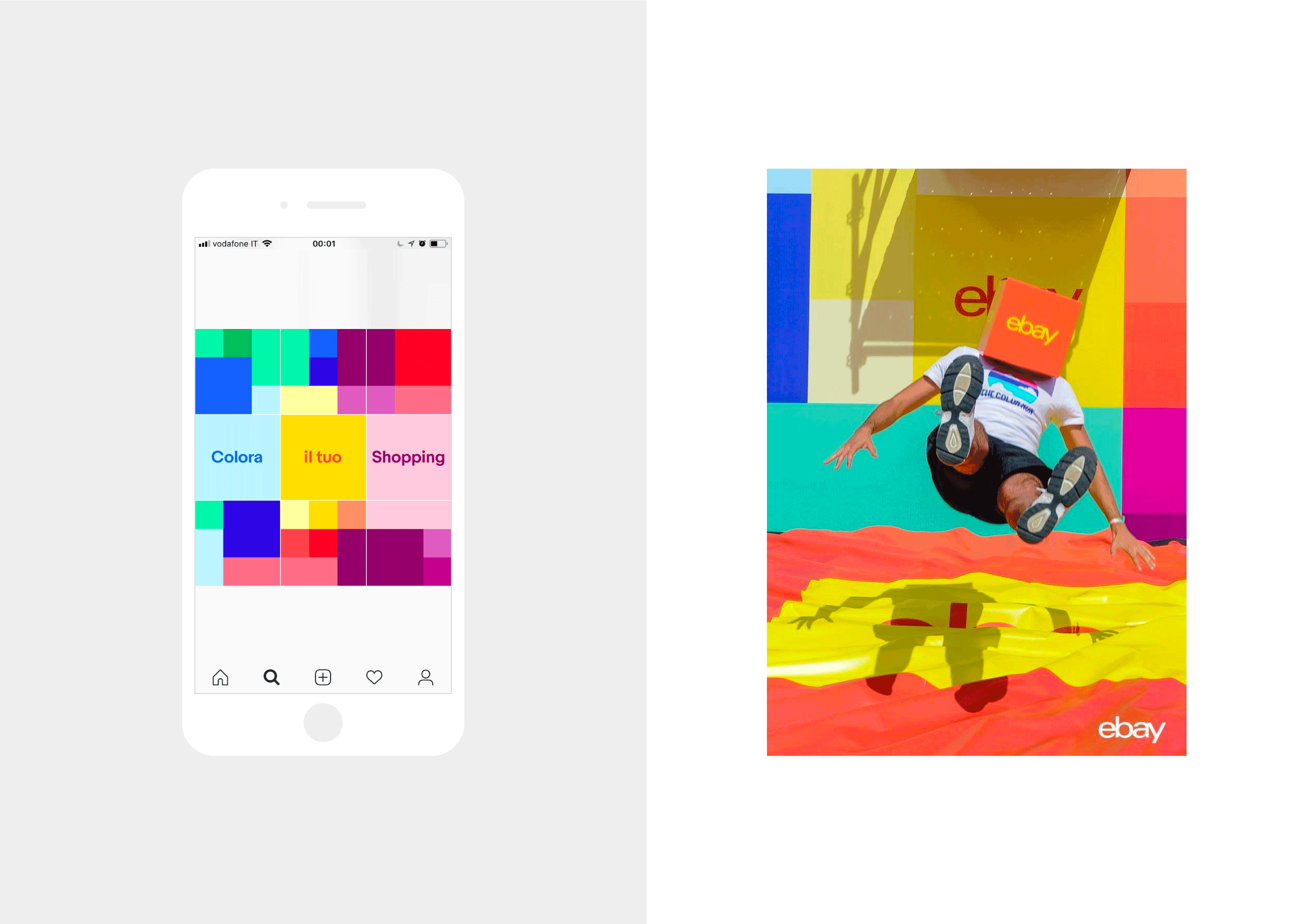 Instagram launch posts for FYCWC Campaign. eBay Color Run event. 