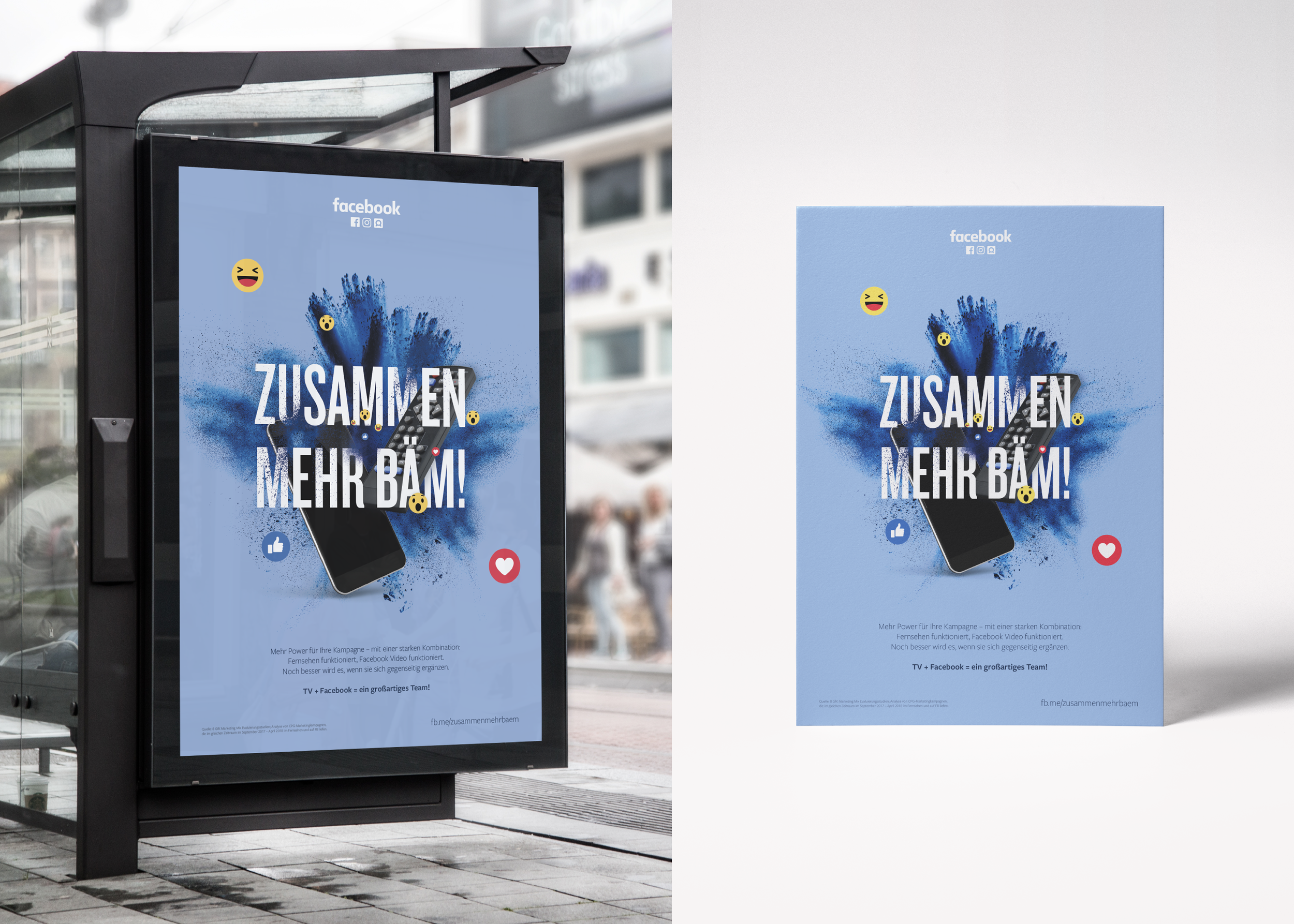  Together More Bang! Ad campaign to promote the synergy created by Television + Facebook for video advertising. September, 2018. 