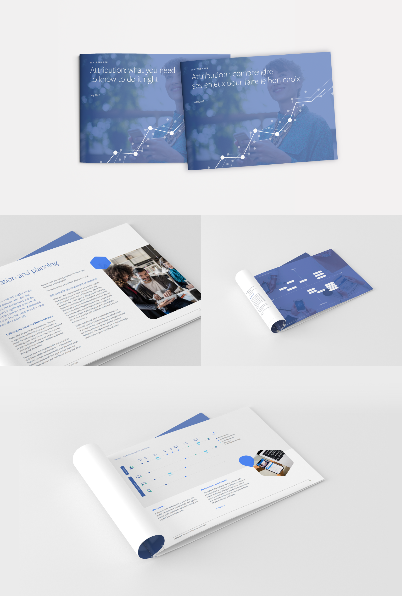  Attribution Whitepaper. Impagination of printed booklet in landscape format. July, 2018. 