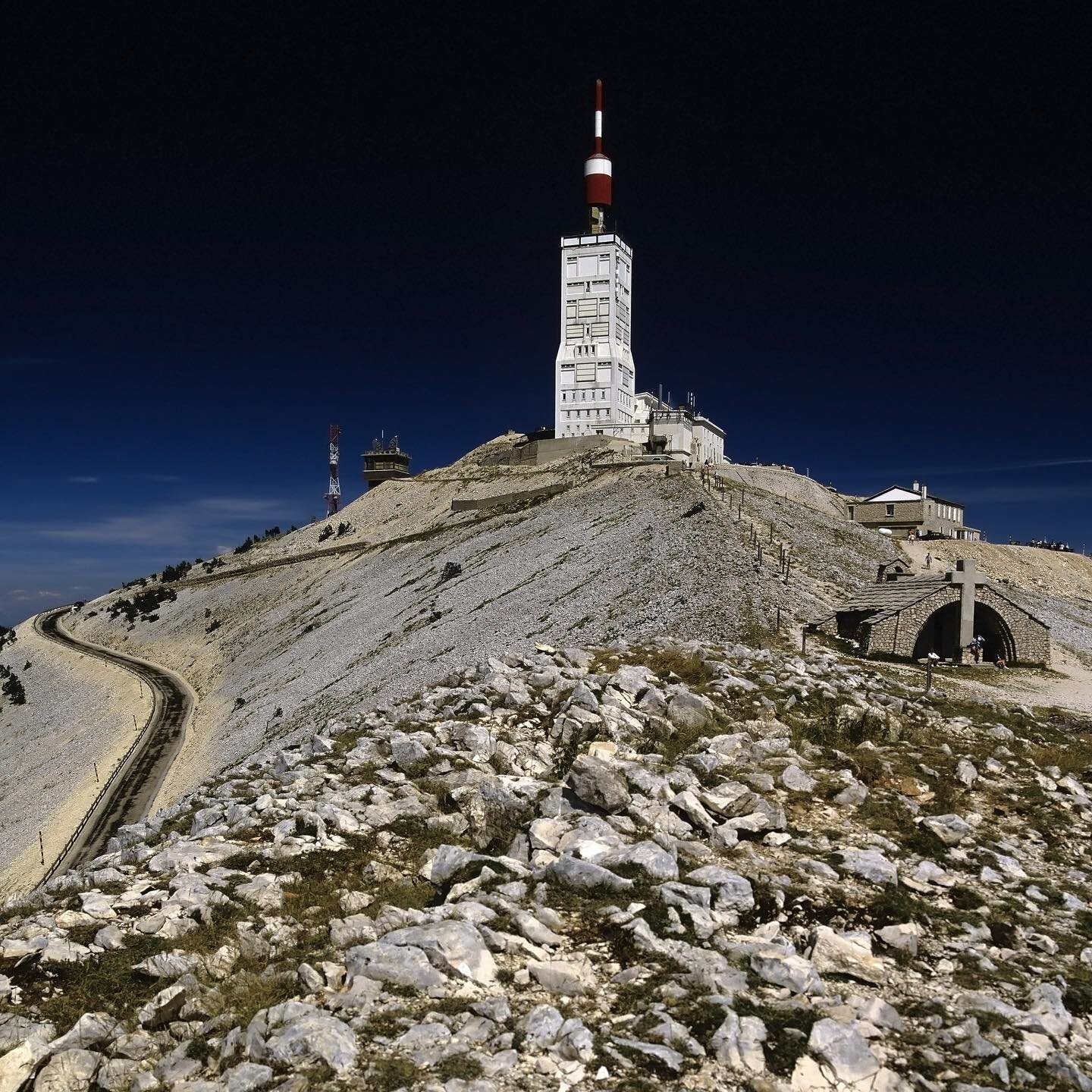 This is not the moon. It&rsquo;s the summit of Mont Ventoux in France. The lunar spectacular mont is nicknamed the &ldquo;beast of Provence&rdquo;. It can get windy at the summit, especially with the mistral; wind speeds as high as 320 km/h (200 mph)