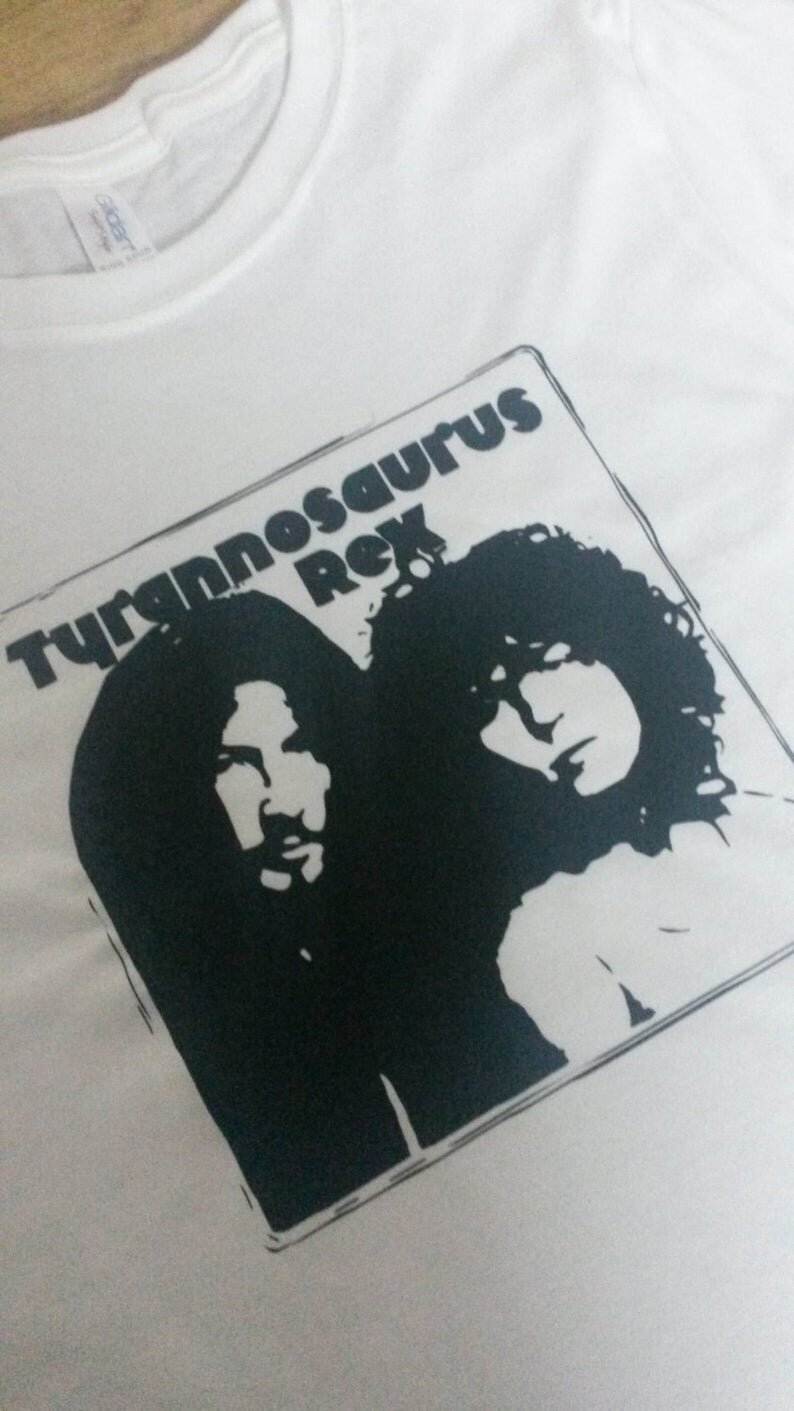 T-Rex di Marc Bolan abbia Punk Da Uomo Bianca Rock T-shirt nuovi S M L XL 2XL 3XL 4XL 5XL 