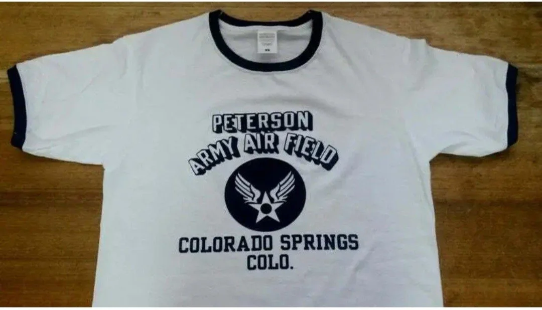 WW2 Air Force Ringer T-shirt Rare Vintage Style Army 40s Military