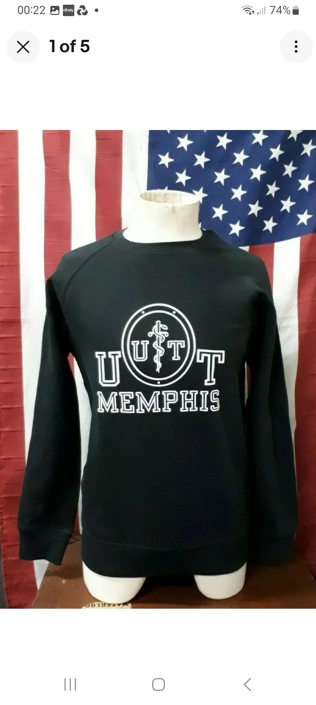 Elvis Presley UT Memphis Sweatshirt Sweater 60s Vintage Style LP Ivy League