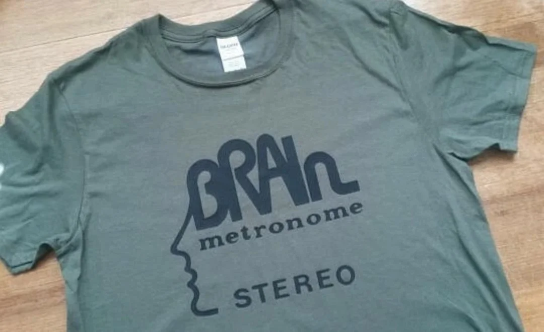 Brain Records T-Shirt Record Label Metronome Krautrock 70s Album LP Vinyl Vintage Style