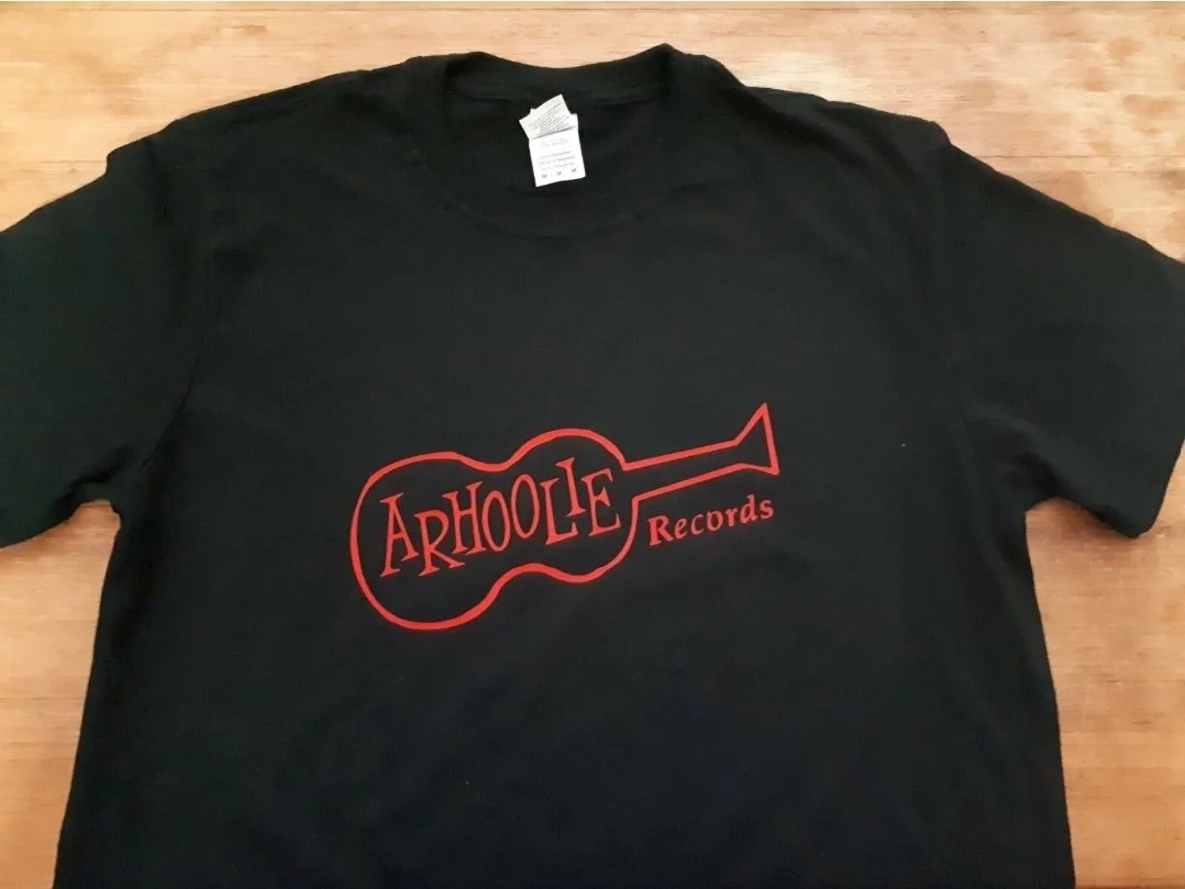 Arhoolie Record Label T-shirt Album Vinyl 60s Mod R'n'B Records LP Blues Country Bluegrass Vintage Style
