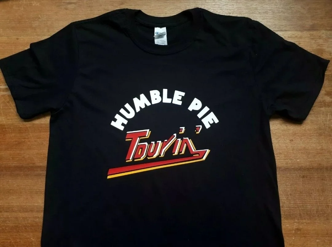 Humble Pie Tourin' T-shirt LP Album Rock 60s 70s Steve Marriott Tour Vintage Style