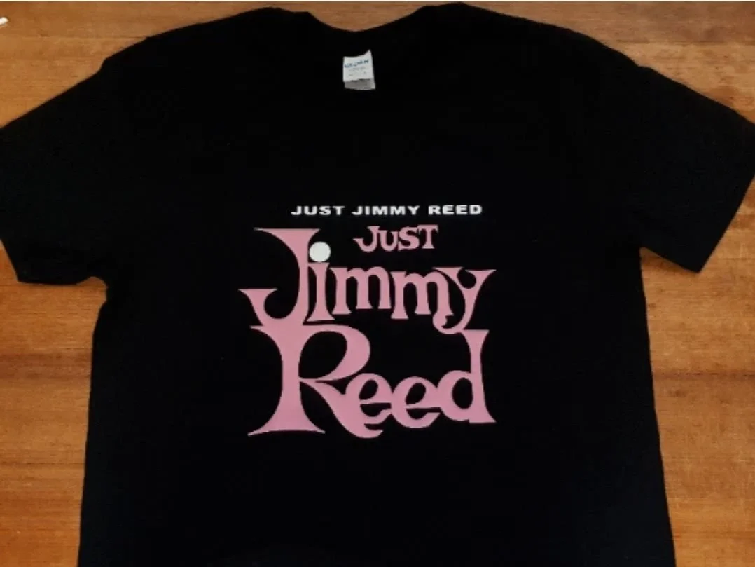 Just Jimmy Reed T-shirt Rare Mod Vintage Style Vinyl LP Record Album 60s R'n'B