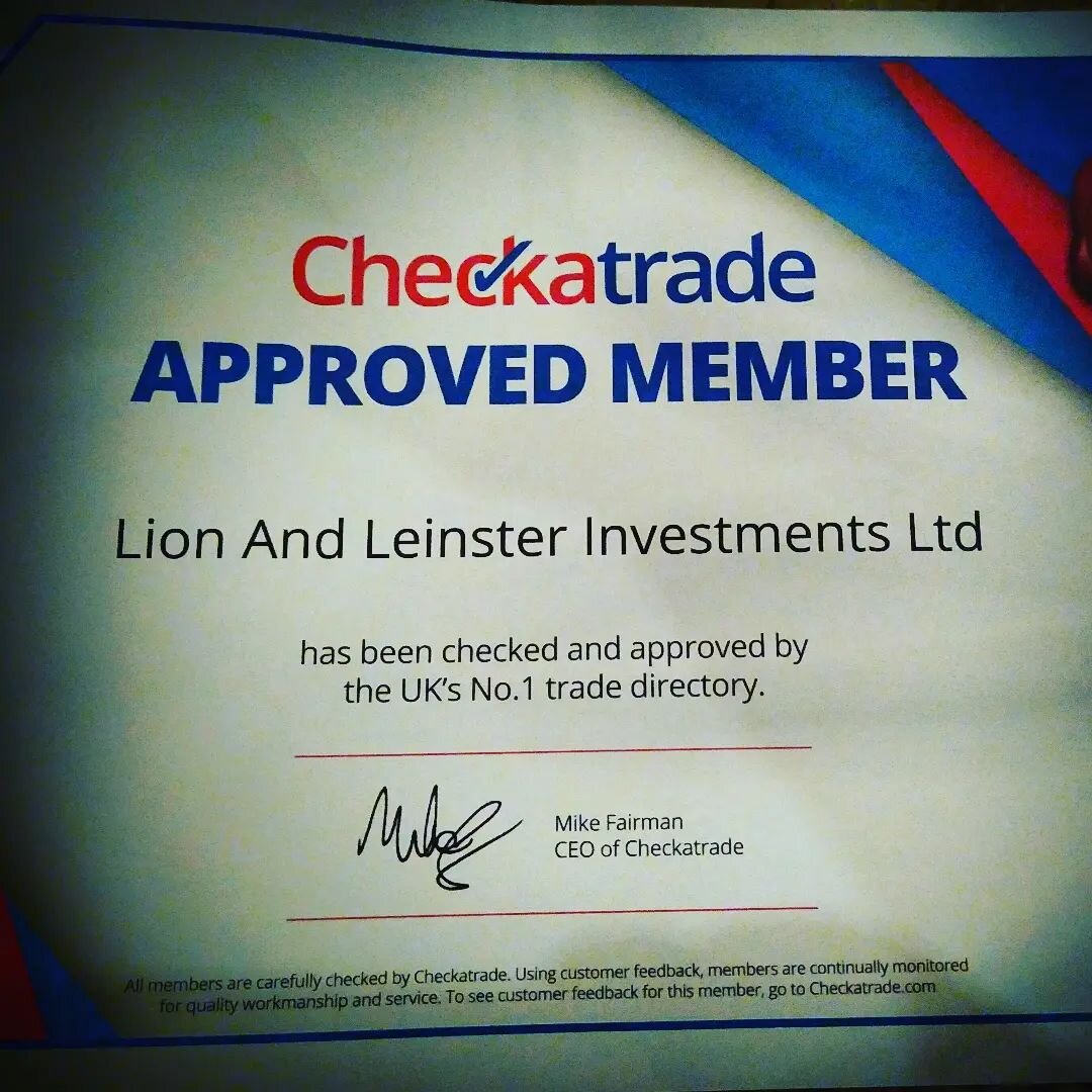 https://www.checkatrade.com/trades/lionandleinsterinvestmentsltd

Lion and Leinster
Property and Building Services

T: 020 8226 0292
E: info@lionandleinster.co.uk
W: www.lionandleinster.co.uk

#houseextensions #architecture #houseextension #interiord