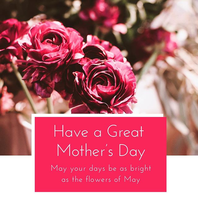 May your special day be full of love and happiness, from us to you HAPPY MOTHER&rsquo;S DAY !💖#mothersday