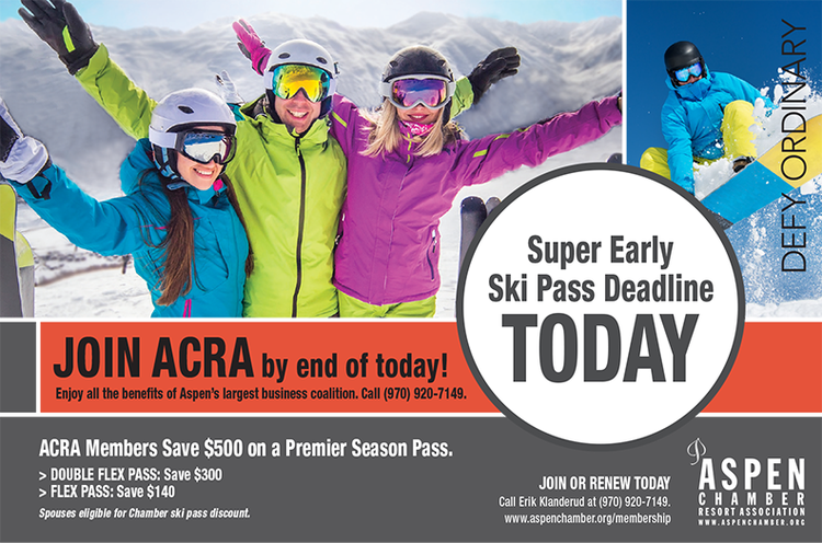 Newspaper Ski Pass ad
