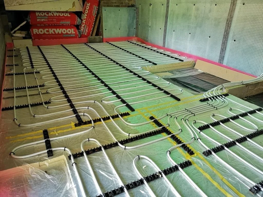 Underfloor heating for Extensions