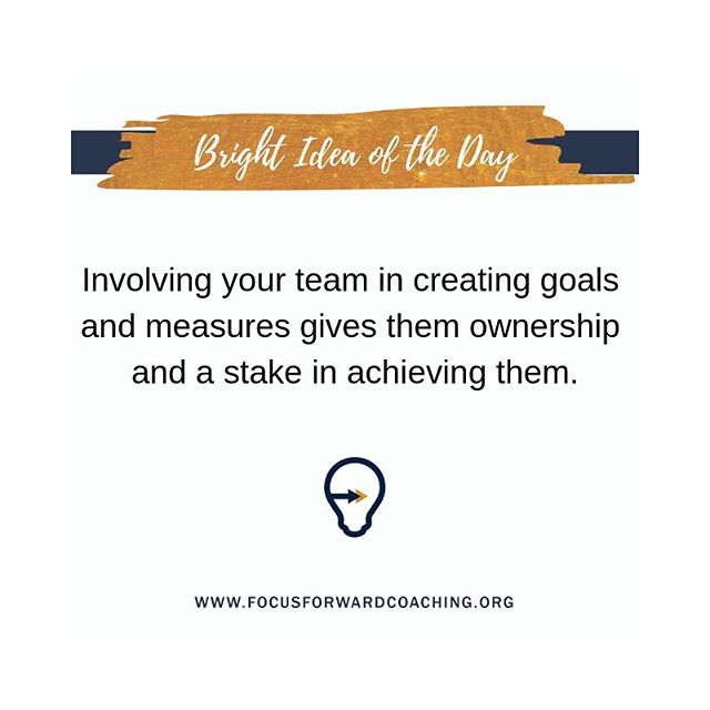 Involving your team in critical decisions helps build and environment of respect and trust, which is critical to achieving high levels of performance.