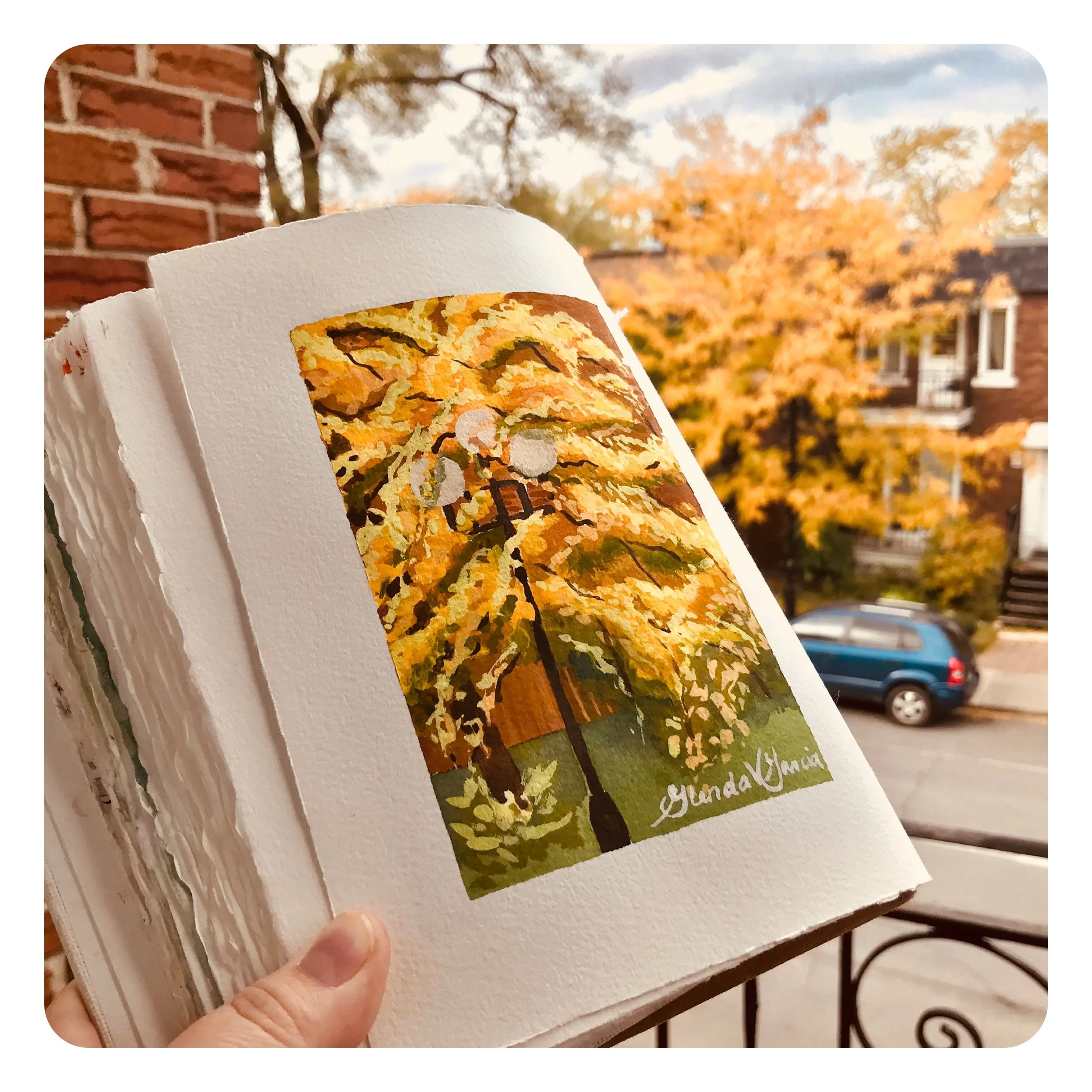 Completing a Sketchbook...