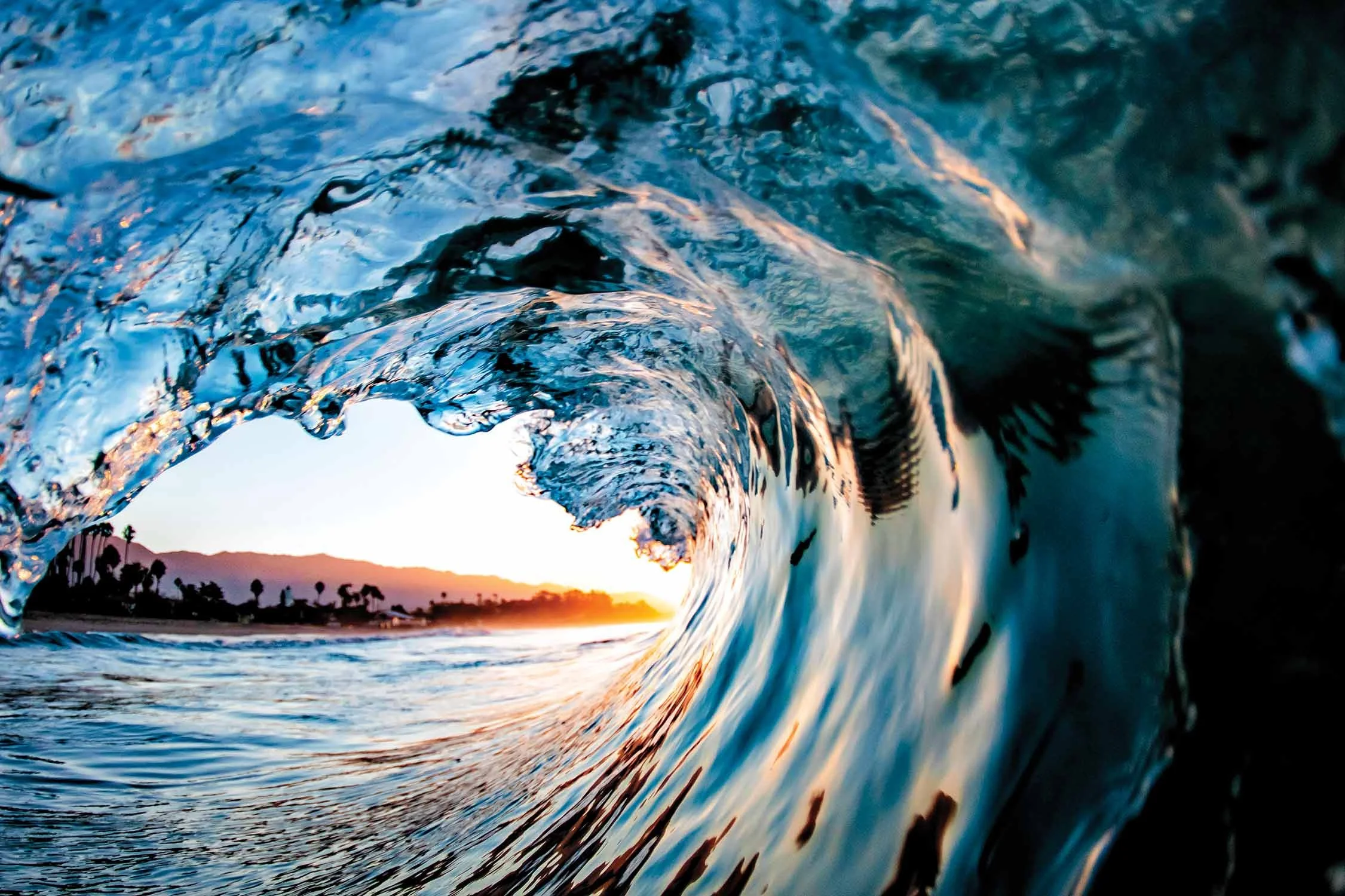 California Dreaming wave photograph of Pacific Ocean in Santa Barbara